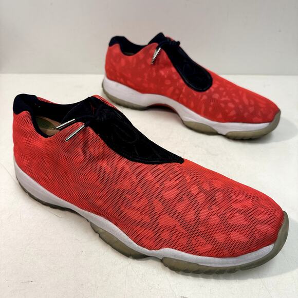 VGUC Air Jordan Future Low 'Pink Camo' Basketball Infrared 23/White/Black 15 - Picture 4 of 9